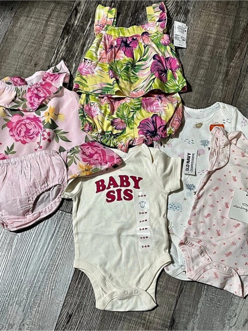 Baby girl newborn bundle